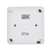 Картинка Выключатель 1клавиша ОП Гермес Plus 10А IP54 ВС20-1-0-ГПБ Белый IEK
