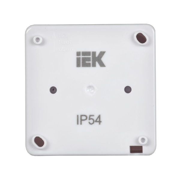 Картинка Выключатель 1клавиша ОП Гермес Plus 10А IP54 ВС20-1-0-ГПБ Белый IEK