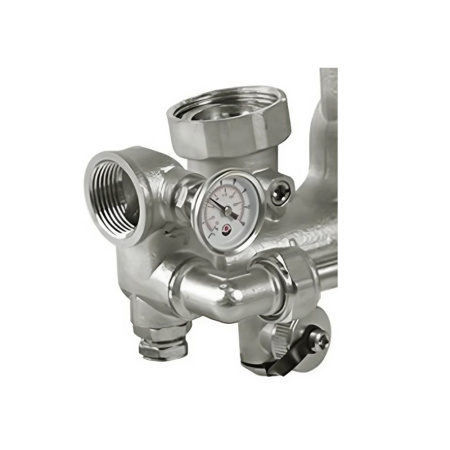 Картинка Насосно-смесительный узел боковое подключение с термоголовкой без насоса 180 мм VALFEX