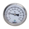 Картинка Термометр аксиальный Биметаллический от 0°С до 120°С 63 мм MVI