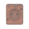 Картинка Розетка 1-местная IP54 16А 250B Терракотовый Systeme Electric ATLASDESIGN Profi54