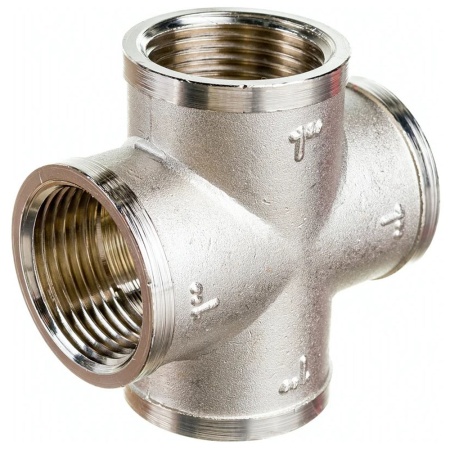 Крестовина ВВ 1' никелированная VTr.760.N.0006 VALTEC