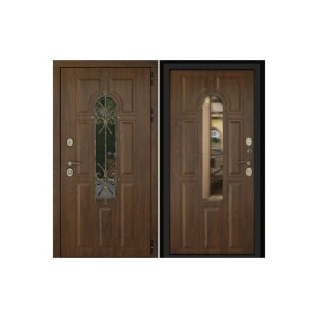 Дверь ДК Лион ОА 860х2050 мм Правая цвет Темный орех