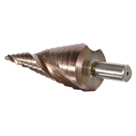 Картинка Сверло ступенчатое по металлу 4-30 мм спираль кобальт Sturm