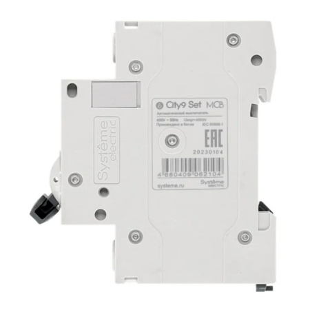 Картинка Выключатель автоматический 2п 6А С 4.5kA 230В City9 Set Systeme Electric