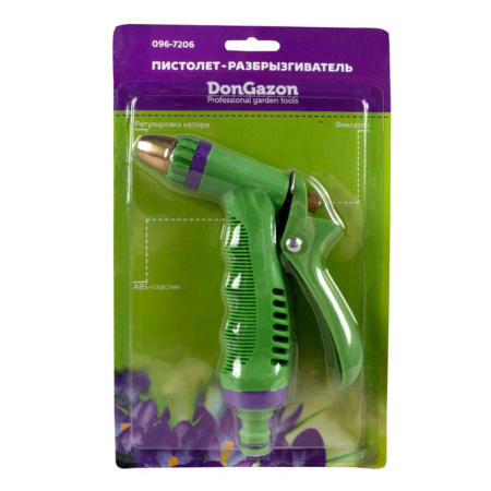 Картинка Пистолет разбрызгиватель компакт регулируемый латунный DON GAZON