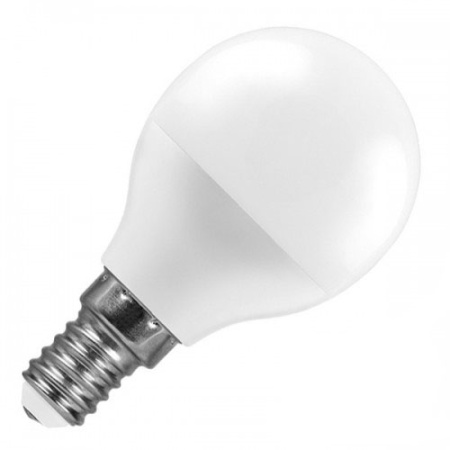 Лампа светодиодная шар LED 9 вт Е 14 Белый свет Feron