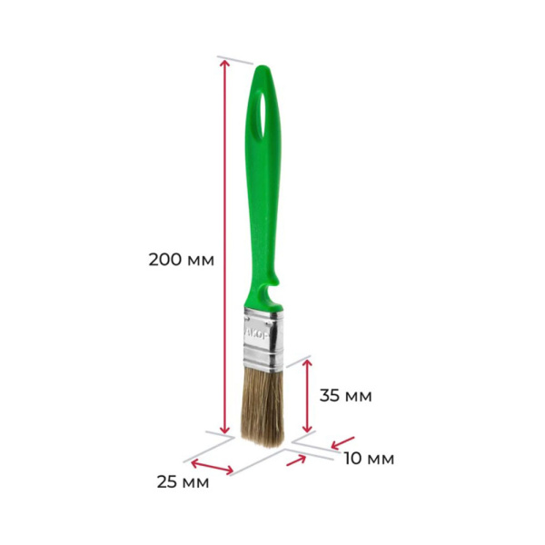 Картинка Набор кистей по дереву 3 шт АКОР