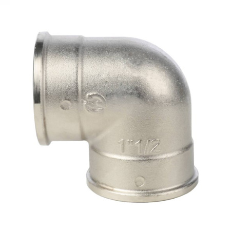 Картинка Угольник ВВ 1 1/2" никелированный STOUT