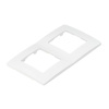 Картинка Рамка двухместная Белая Legrand Etika