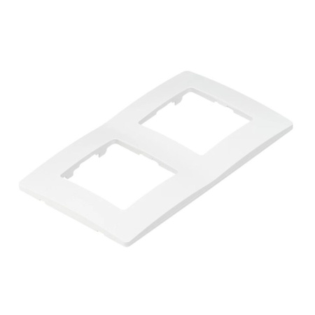 Картинка Рамка двухместная Белая Legrand Etika