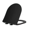 Картинка Сиденье для унитаза дюропласт микролифт Черное Circulo Selena C101NM