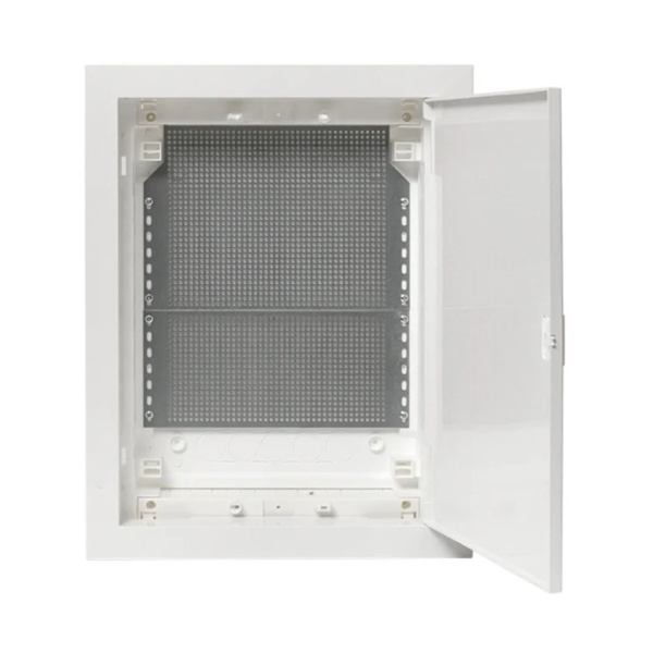 Картинка  Щит слаботочный встраиваемый Nova 2 габарит пластиковая дверь IP41 мультимедийный EKF