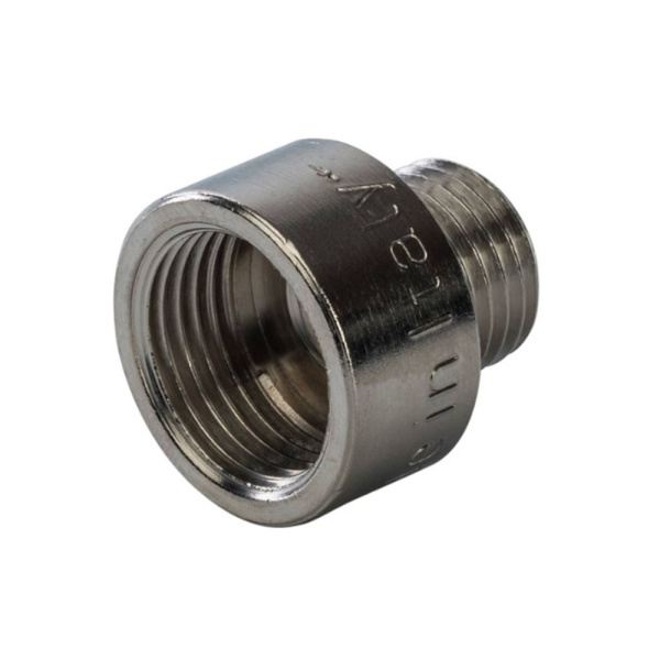 Картинка Переходник ВН 3/8"х1/4" никелированный STOUT
