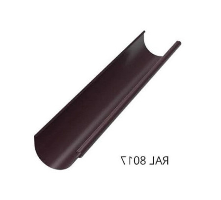 Baufort Водосточка Желоб длинной 3 метра Коричневый