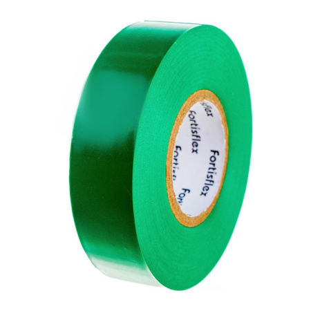 Картинка Изолента ПВХ 19х0.15х20000 мм Зеленая КВТ Fortisflex 