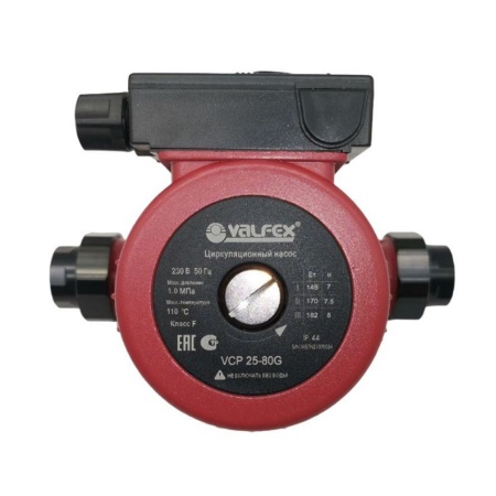 Циркуляционный насос VCP 25-80G 180 мм с гайками VALFEX RS25/8G-180
