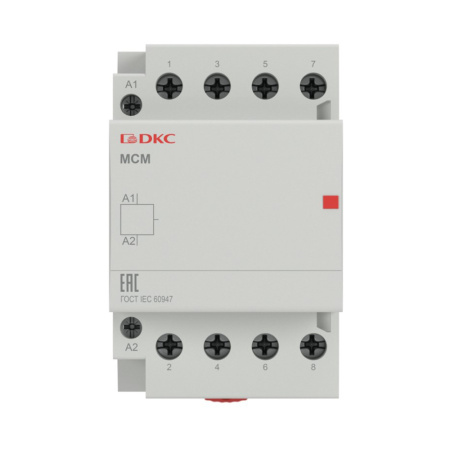 Картинка Контактор модульный YON max типа MCE 4P 4НО 40A 240В DKC