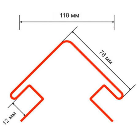 Картинка Угол наружный 75 ТЕХНОНИКОЛЬ Оптима Каштан 3 м
