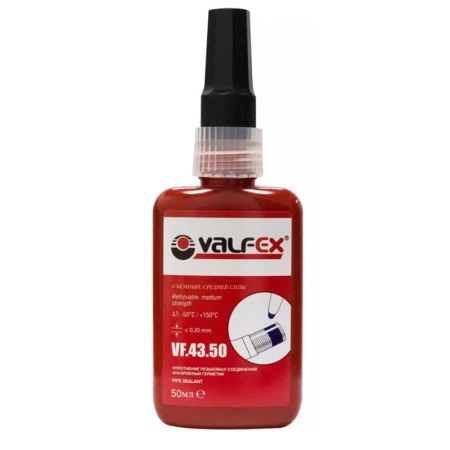 Анаэробный клей-герметик Синий 50 мл Valfex