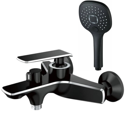 Смеситель для ванны латунь VALFEX Orion Black VF.60548-7