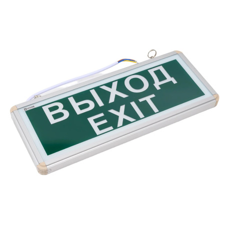 Картинка Светильник светодиодный аварийный СДБО-115 ВЫХОД EXIT 3 часа NI-CD AC/DC односторонний IN HOME