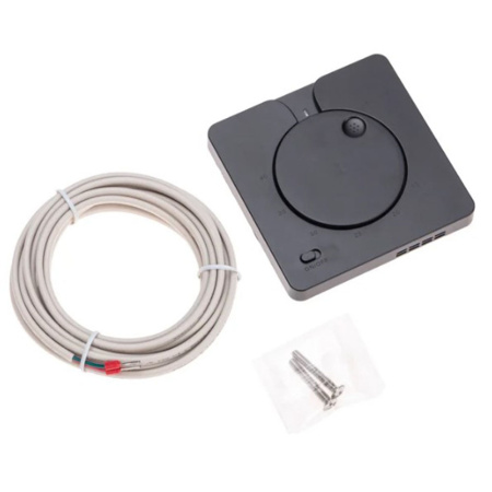 Картинка Терморегулятор механический R5XT с датчиком температуры и LED-индикатором Черный REXANT