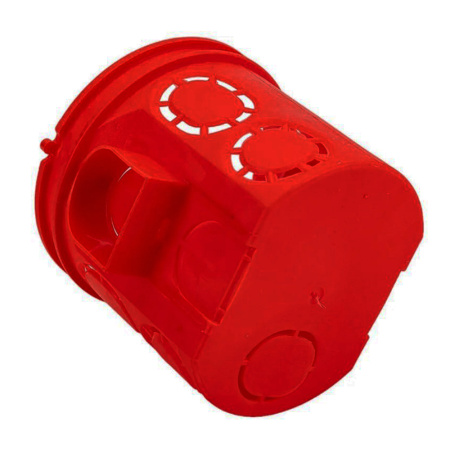 Картинка Коробка установочная СП 60х62 мм IP30 блочная углубленная Красная Ruvinil