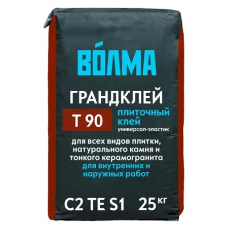 Клей эластичный Волма ГРАНДКЛЕЙ Т90 25 кг
