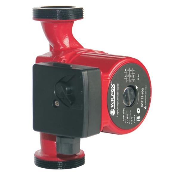 Картинка Циркуляционный насос VCP 32-60G 180 мм с гайками VALFEX RS32/6G-180