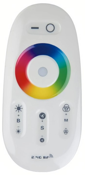 Картинка Контроллер управления многоцветными светодиодными источниками света Uniel 12/24B ULC-G10-RGB WHITE