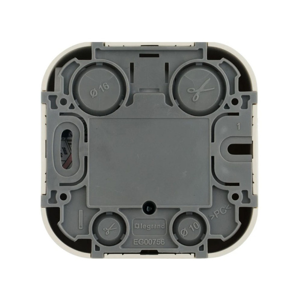 Картинка Розетка компьютерная RJ45 категория 5е UTP Слоновая кость Legrand Quteo
