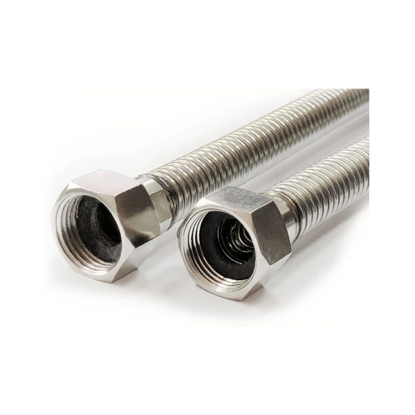 Картинка Гибкая подводка для газа сильфонная 3/4" Г-Г 2500 мм VALFEX