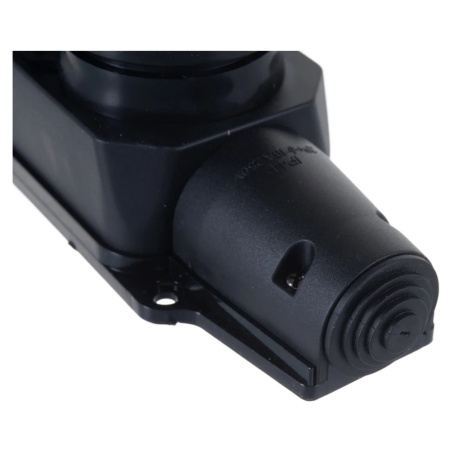 Картинка Колодка Каучук 3-ая с заглушками 2P+PE IP44 9323 IN HOME