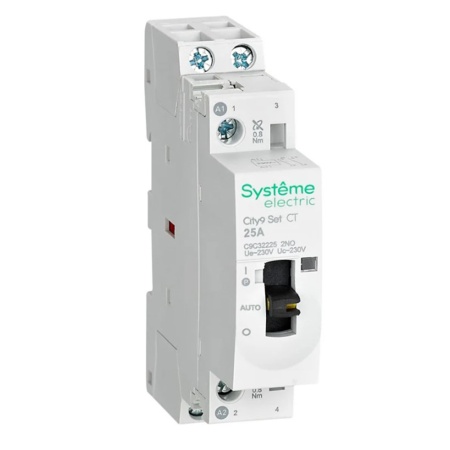 Контактор 2P 2НО 25A AC 230В-230В City9 Systeme Electric