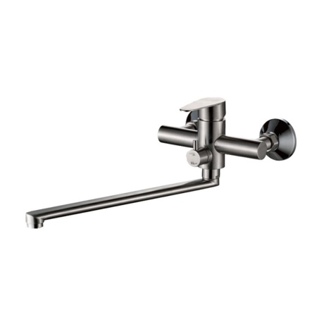 Смеситель для ванны длинный излив нержавеющая сталь VALFEX Rigel  Chrome