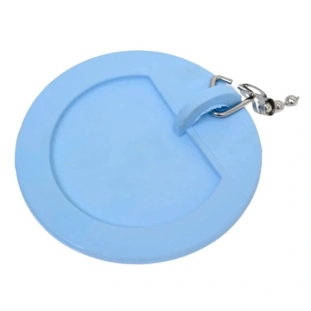 Картинка Пробка для ванны Голубая с цепочкой MasterProf