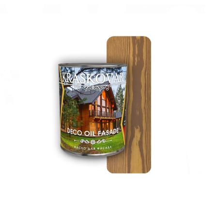 Масло для фасада Kraskovar Deco Oil Fasade 0.75 л Миндаль