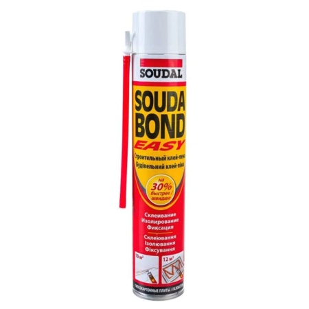 Полиуретановый клей-пена с трубкой SOUDAL Easy 750 мл