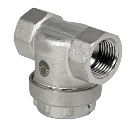Фильтр механической очистки прямой 1/2" никелированный VALFEX 60/15