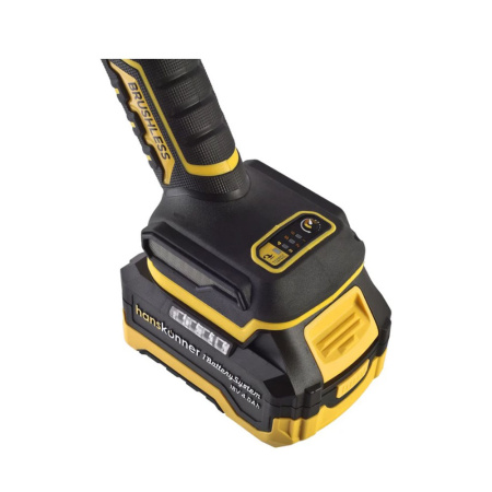 Картинка УШМ Аккумуляторная бесщеточная 18В 125 мм 4Ач ЗУ кейс HS Hanskonner HAG18125BLC