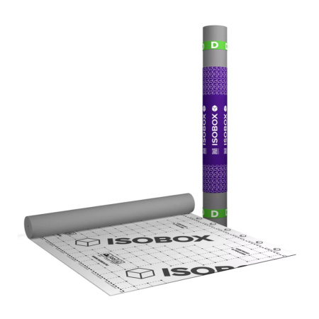 Пароизоляция универсальная с клеевой полосой 70 м² ISOBOX D+ Технониколь