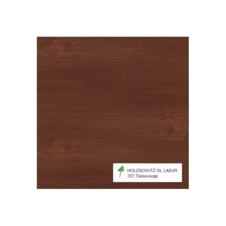 Картинка Защитное масло-лазурь для наружных работ Палисандр 0,22 л Osmo Holzschutz l-Lasur