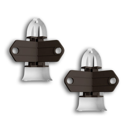 Картинка Угол наружный с крепежом для плинтуса Идеал Классик К-П70 Ясень 251