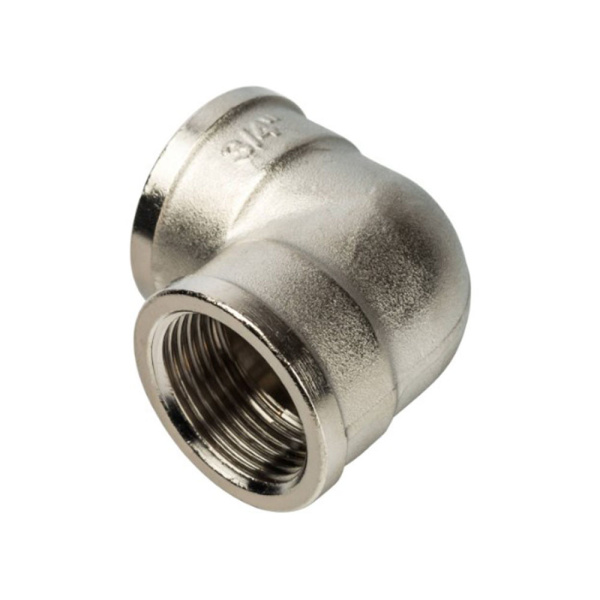 Картинка Угольник ВВ 3/4" никелированный STOUT