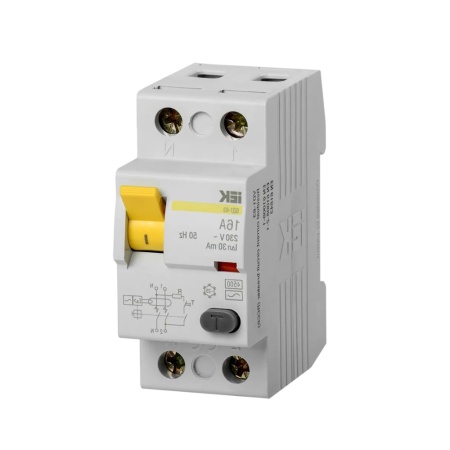 IEK выключатель дифференциального тока (УЗО) 2п ВД1-63 16А 30мА