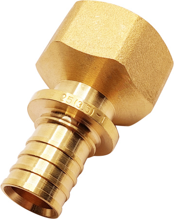 Картинка Переход ВР 25-1" Латунь РОСТерм