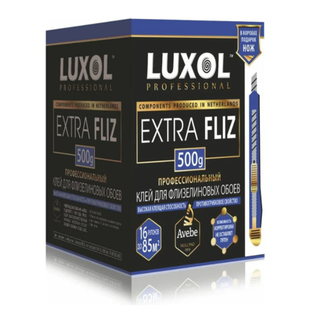 Клей обойный для флизелиновых обоев 500 г LUXOL EXTRA FLIZ Professional