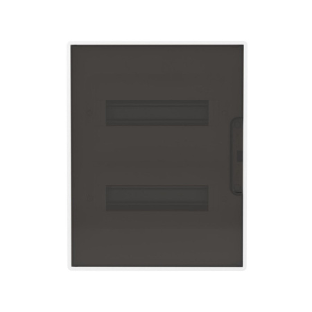 Картинка Корпус пластиковый встраиваемый FRAME ЩРВ-П-24 IP41 тонированная дверь F24B1WD DKC