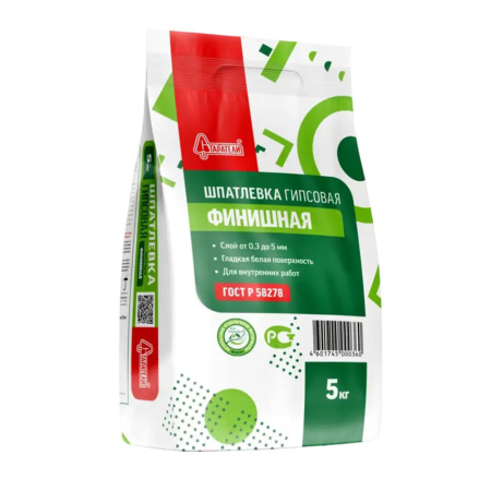 Шпатлевка финишная гипсовая 5 кг Старатели
